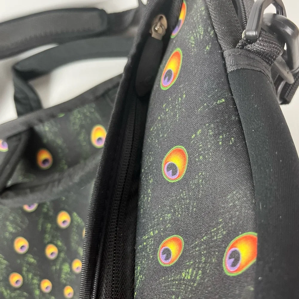 Peacock Laptop Bag with Handles and Shoulder Straps
